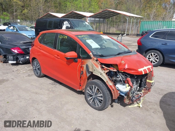 2020 Honda Fit EX with VIN 3HGGK5H81LM712147, listed as a IAAI auction lot 42023191 with 82,410 mi miles and . Bid and sale history available at DreamBid. Image 1.