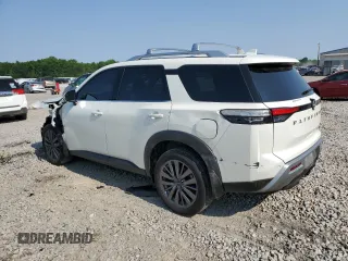 2024 Nissan Pathfinder SL with VIN 5N1DR3CD3RC240142, listed as a Copart auction lot 57849125 with 30,446 mi miles and Salvage title. Bid and sale history available at DreamBid. Image 2.
