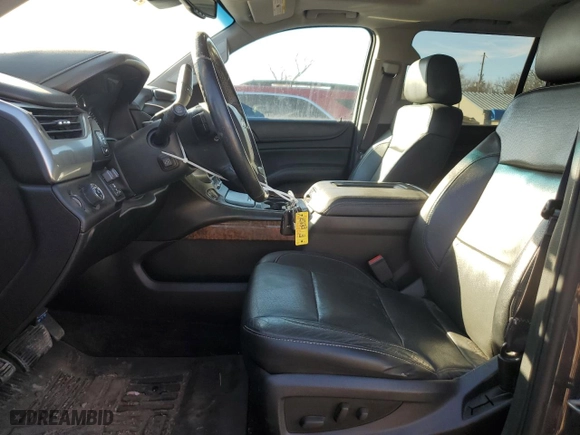 2015 Chevrolet Tahoe LTZ with VIN 1GNSCCKC8FR105759, listed as a Copart auction lot 43473465 with 117,922 mi miles and Salvage Title. Bid and sale history available at carsss.com. Image 7.