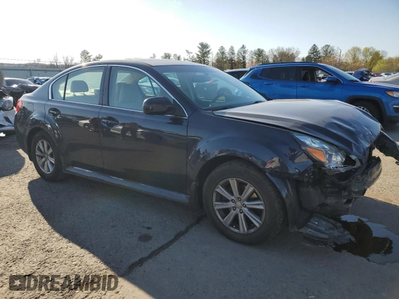 2013 Subaru Legacy Premium with VIN 4S3BMBG67D3005428, listed as a Copart auction lot 53980245 with 116,557 mi miles and Salvage Title. Bid and sale history available at DreamBid. Image 4.