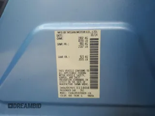 2015 Nissan LEAF SV with VIN 1N4AZ0CPXFC315808, listed as a Copart auction lot 47897795 with 56,918 mi miles and Clean title. Bid and sale history available at DreamBid. Image 12.