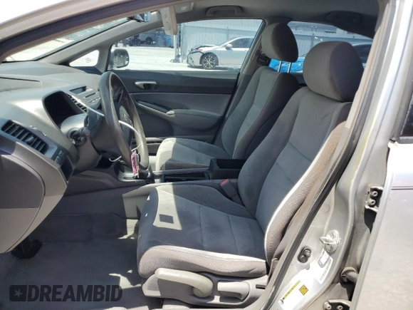 2010 Honda Civic LX with VIN 2HGFA1F54AH326835, listed as a Copart auction lot 55992885 with 78,004 mi miles and Salvage Title. Bid and sale history available at DreamBid. Image 7.