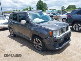 2017 Jeep Renegade Limited with VIN ZACCJADB6HPE71846, listed as a IAAI auction lot 42351461 with 135,373 mi miles and . Bid and sale history available at DreamBid. Image 1.