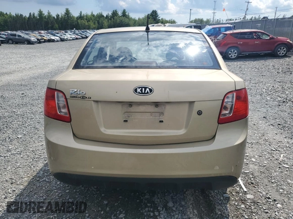 2011 Kia Rio with VIN KNADH4B30B6712241, listed as a Copart auction lot 61301184 with 159,902 mi miles and Salvage Title. Bid and sale history available at DreamBid. Image 6.