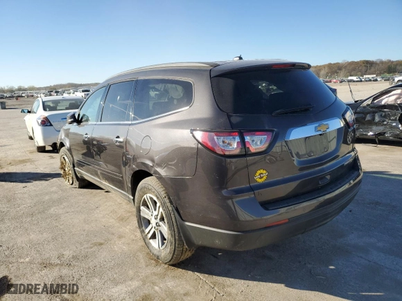 2015 Chevrolet Traverse LT with VIN 1GNKRGKD2FJ124580, listed as a Copart auction lot 80025834 with 97,425 mi miles and Salvage Title. Bid and sale history available at carsss.com. Image 2.