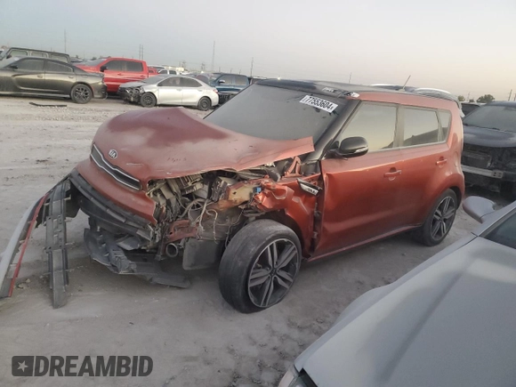 2018 Kia Soul ! with VIN KNDJX3AA5J7584140, listed as a Copart auction lot 77553604 with 59,593 mi miles and Salvage Title. Bid and sale history available at carsss.com. Image 1.