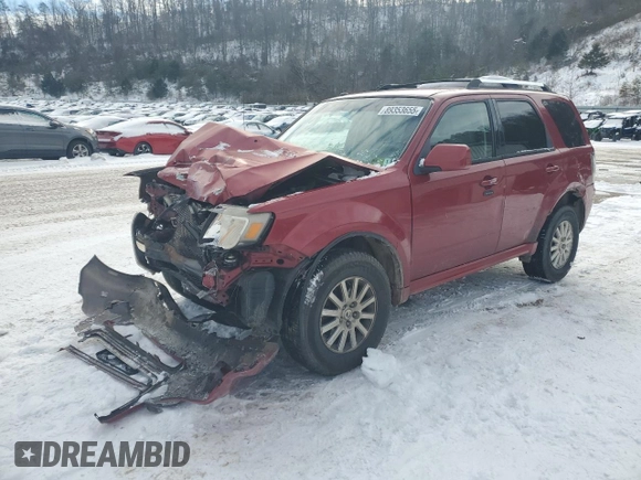 2010 Mercury Mariner Premier with VIN 4M2CN9H73AKJ07645, listed as a Copart auction lot 49712505 with 230,071 mi miles and Salvage title. Bid and sale history available at DreamBid. Image 1.