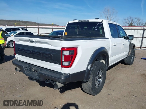 2021 Ford F-150 Raptor with VIN 1FTFW1RG6MFC29395, listed as a IAAI auction lot 41856716 with 73,487 mi miles and . Bid and sale history available at carsss.com. Image 4.