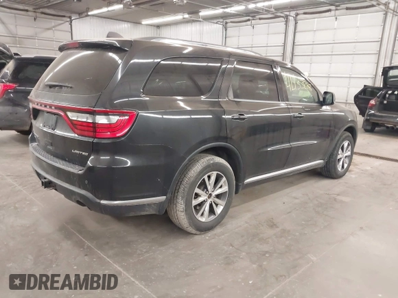 2016 Dodge Durango Limited with VIN 1C4RDJDGXGC331069, listed as a IAAI auction lot 41933888 with 164,147 mi miles and . Bid and sale history available at DreamBid. Image 4.