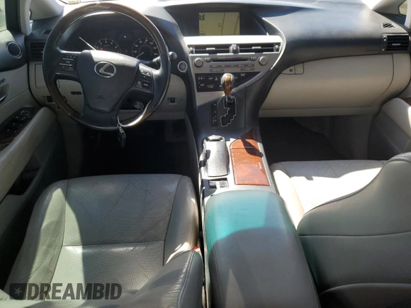 2010 Lexus RX 350 with VIN 2T2ZK1BA6AC010077, listed as a Copart auction lot 52086655 with 160,041 mi miles and Salvage Title. Bid and sale history available at DreamBid. Image 8.
