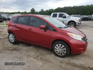 2014 Nissan Note S with VIN 3N1CE2CP3EL428614, listed as a Copart auction lot 56047685 with 183,434 mi miles and Salvage title. Bid and sale history available at DreamBid. Image 4.