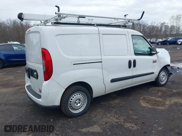 2022 Ram ProMaster City Cargo Tradesman with VIN ZFBHRFAB4N6X34692, listed as a IAAI auction lot 41892398 with 54,507 mi miles. Bid and sale history available at carsss.com. Image 4.