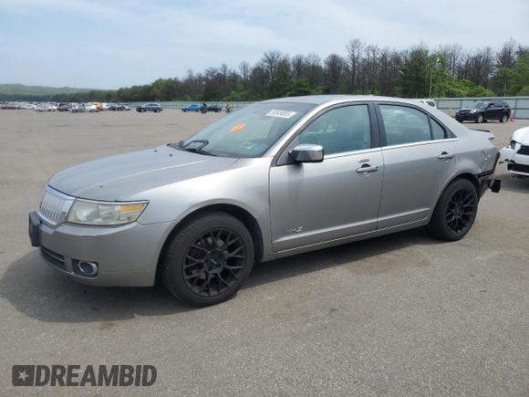 2008 Lincoln MKZ z VIN 3LNHM28TX8R622064, wystawiony jako Copart lot #59549055 z przebiegiem 83 092 mil mil oraz Szkoda całkowita • Salvage title. Historia ofert i sprzedaży dostępna na DreamBid. Obrazek 1.