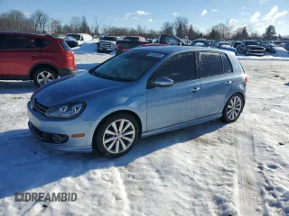 2012 Volkswagen Golf TDI with VIN WVWNM7AJXCW215994, listed as a Copart auction lot 62693075 with 122,234 mi miles and Non repairable. Bid and sale history available at DreamBid. Image 1.