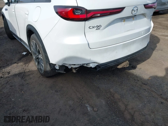 2024 Mazda CX-90 Premium with VIN JM3KKDHA2R1134742, listed as a IAAI auction lot 41575953 with 17,968 mi miles and . Bid and sale history available at DreamBid. Image 19.