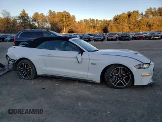 2022 Ford Mustang GT Premium with VIN 1FATP8FF1N5116262, listed as a Copart auction lot 43516955 with 48,341 mi miles and Salvage title. Bid and sale history available at DreamBid. Image 4.