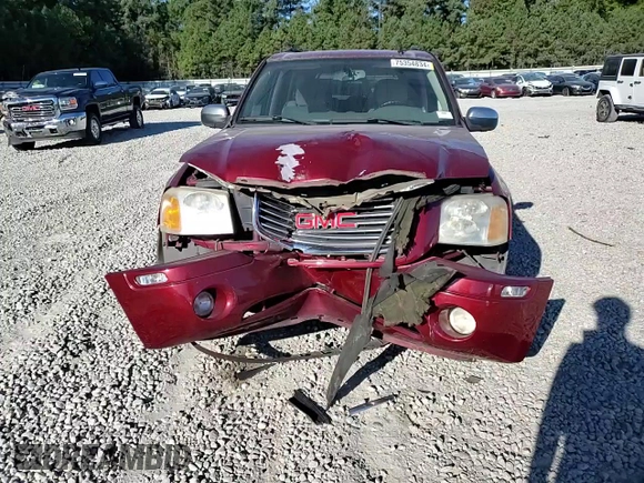 2008 GMC Envoy SLE1 with VIN 1GKDS13S082178610, listed as a Copart auction lot 75354834 with 259,258 mi miles and Salvage Title. Bid and sale history available at DreamBid. Image 11.