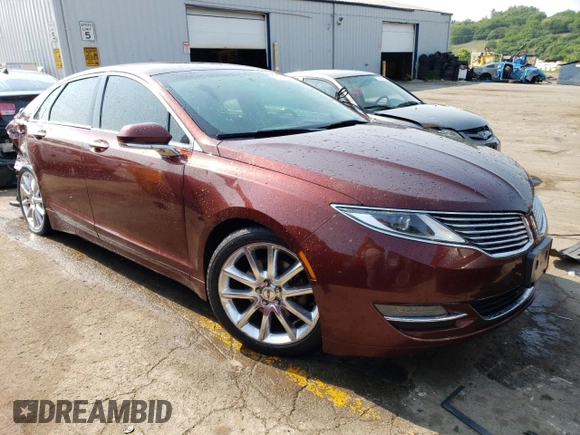 2016 Lincoln MKZ with VIN 3LN6L2GK4GR630680, listed as a Copart auction lot 55644633 with 91,483 mi miles and Salvage Title. Bid and sale history available at DreamBid. Image 4.