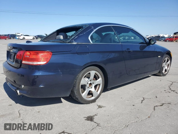 2007 BMW 3 Series 335i with VIN WBAWL73507PX50840, listed as a Copart auction lot 53001555 with 110,922 mi miles and Salvage title. Bid and sale history available at DreamBid. Image 3.