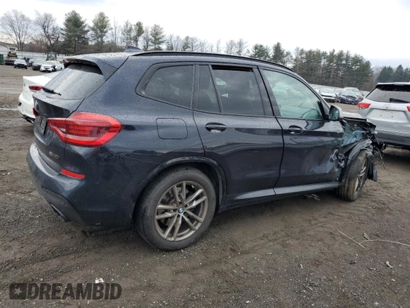 2019 BMW X3 M40i with VIN 5UXTS3C5XK0Z09901, listed as a Copart auction lot 47126345 with Not Provided miles and Salvage Title. Bid and sale history available at DreamBid. Image 3.