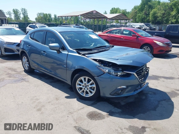 2015 Mazda 3 i Touring with VIN 3MZBM1L79FM187074, listed as a IAAI auction lot 42147375 with 23,394 mi miles and . Bid and sale history available at DreamBid. Image 1.