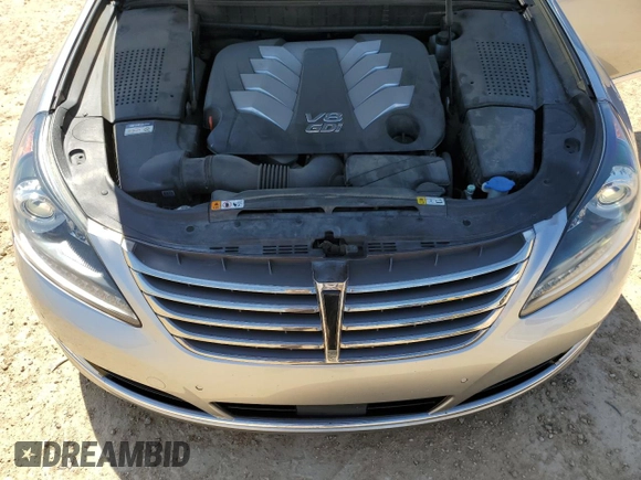 2014 Hyundai Equus Signature z VIN KMHGH4JH7EU076653, wystawiony jako Copart lot #52243345 z przebiegiem 97 934 mil mil oraz Czysty tytuł • Clean title. Historia ofert i sprzedaży dostępna na DreamBid. Obrazek 11.