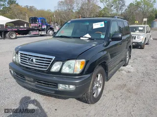 2007 Lexus LX 470 with VIN JTJHT00W674029596, listed as a IAAI auction lot 41904382 with NaN miles. Bid and sale history available at carsss.com. Image 17.
