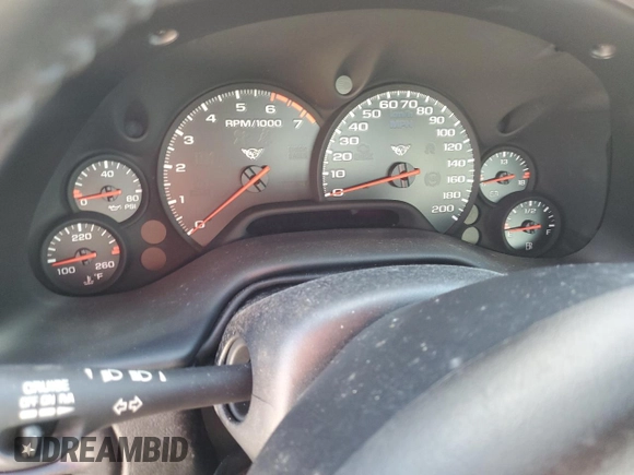1999 Chevrolet Corvette with VIN 1G1YY22G6X5117332, listed as a Copart auction lot 77683134 with 0 mi miles and Salvage Title. Bid and sale history available at carsss.com. Image 9.