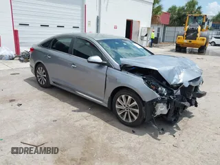 2015 Hyundai Sonata Sport with VIN 5NPE34AF2FH208898, listed as a IAAI auction lot 42150291 with 113,075 mi miles and . Bid and sale history available at DreamBid. Image 1.