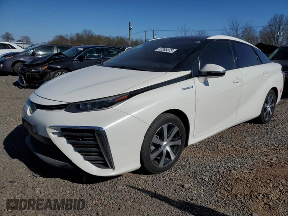 2017 Toyota Mirai z VIN JTDBVRBD4HA001978, wystawiony jako Copart lot #52355075 z przebiegiem 80 459 mil mil oraz Czysty tytuł • Clean title. Historia ofert i sprzedaży dostępna na DreamBid. Obrazek 1.