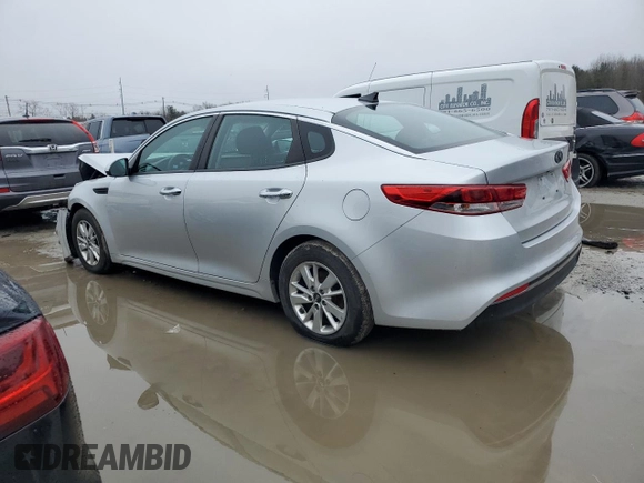 2017 Kia Optima LX with VIN KNAGT4L32H5154000, listed as a Copart auction lot 46336705 with 116,722 mi miles and Salvage Title. Bid and sale history available at carsss.com. Image 2.
