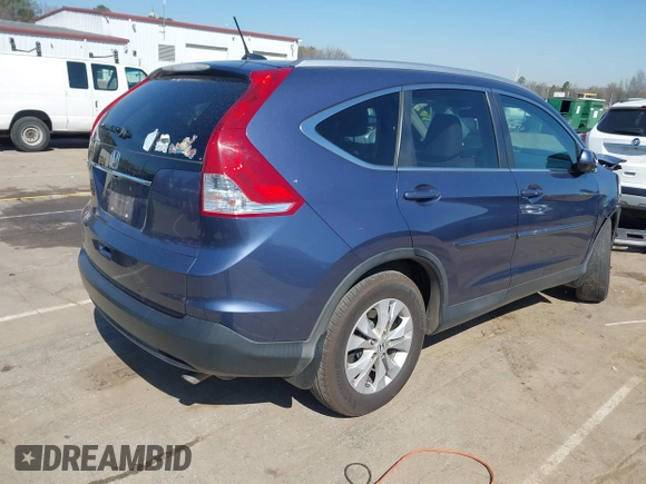 2013 Honda CR-V EX-L with VIN 2HKRM3H74DH513193, listed as a IAAI auction lot 41781093 with 94,003 mi miles and . Bid and sale history available at DreamBid. Image 4.