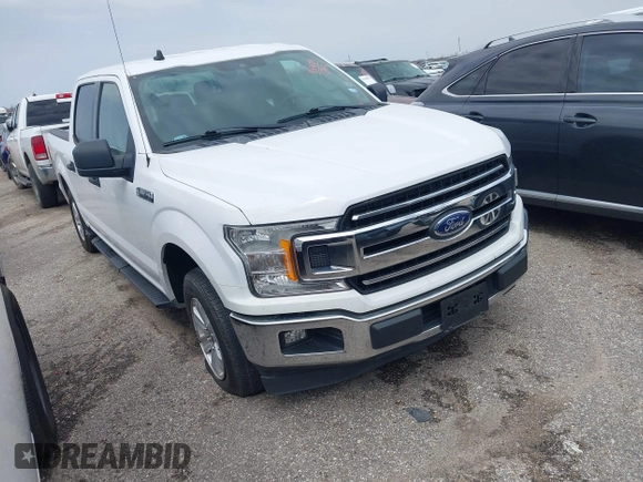 2019 Ford F-150 XL with VIN 1FTEW1C45KKC88050, listed as a IAAI auction lot 41676789 with 99,665 mi miles and . Bid and sale history available at DreamBid. Image 1.