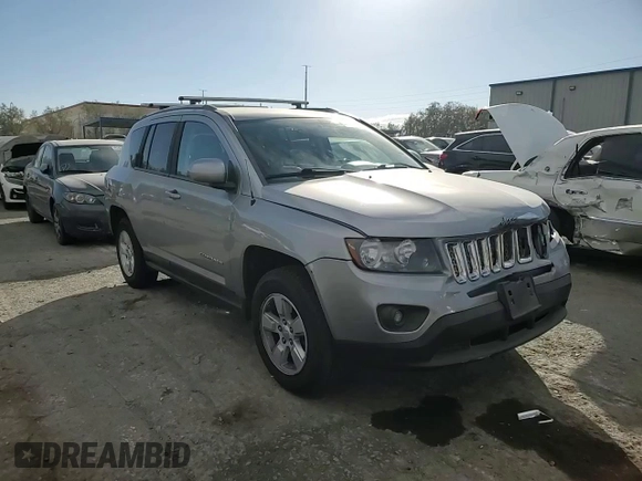 2016 Jeep Compass Latitude with VIN 1C4NJCEA8GD734510, listed as a Copart auction lot 43583605 with 97,604 mi miles and Salvage Title. Bid and sale history available at carsss.com. Image 10.