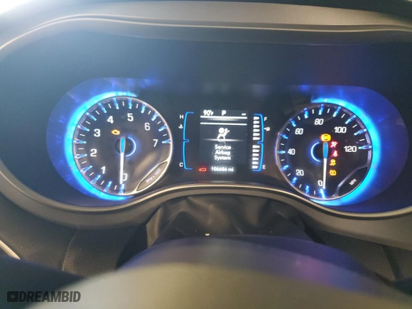 2020 Chrysler Pacifica Touring with VIN 2C4RC1FG1LR287366, listed as a Copart auction lot 88038175 with 106,686 mi miles and Salvage Title. Bid and sale history available at carsss.com. Image 9.