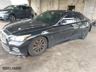 2016 Infiniti Q50 2.0t Premium with VIN JN1CV7AR5GM251834, listed as a IAAI auction lot 41886327 with 115,414 mi miles. Bid and sale history available at carsss.com. Image 2.