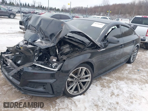 2019 Audi A5 Sportback Prestige with VIN WAUFNCF5XKA071183, listed as a IAAI auction lot 41336991 with 81,760 mi miles. Bid and sale history available at carsss.com. Image 17.
