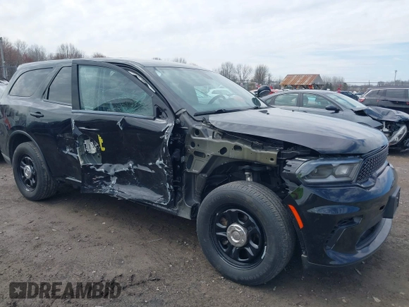 2023 Dodge Durango Pursuit with VIN 1C4RDJFG9PC605021, listed as a IAAI auction lot 41945610 with 7,031 mi miles and . Bid and sale history available at DreamBid. Image 1.