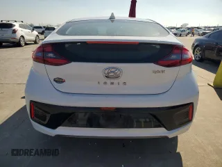 2019 Hyundai Ioniq SEL with VIN KMHC75LCXKU134128, listed as a Copart auction lot 44266015 with 59,390 mi miles and Salvage Title. Bid and sale history available at DreamBid. Image 6.