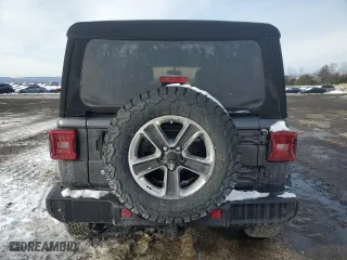 2020 Jeep Wrangler Unlimited Sahara with VIN 1C4HJXEN4LW224564, listed as a Copart auction lot 88884175 with 54,583 mi miles and Salvage Title. Bid and sale history available at carsss.com. Image 6.