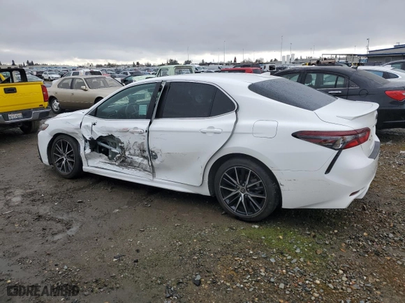 2023 Toyota Camry SE with VIN 4T1G11AKXPU120470, listed as a Copart auction lot 46127505 with 14,145 mi miles and Salvage Title. Bid and sale history available at carsss.com. Image 2.