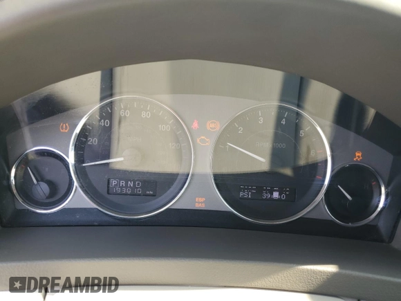 2009 Jeep Grand Cherokee with VIN 1J8HR68T79C547524, listed as a Copart auction lot 60173025 with 193,010 mi miles and Clean title. Bid and sale history available at DreamBid. Image 9.