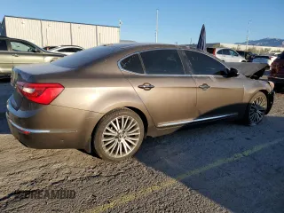 2014 Kia Cadenza Premium z VIN KNALN4D79E5130587, wystawiony jako Copart lot #54948125 z przebiegiem 152 431 mil mil oraz Szkoda całkowita • Salvage title. Historia ofert i sprzedaży dostępna na DreamBid. Obrazek 3.