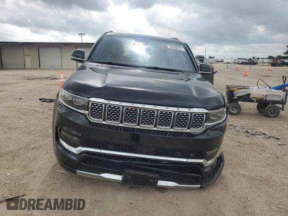2022 Jeep Grand Wagoneer Series III with VIN 1C4SJVGJ3NS136104, listed as a Copart auction lot 54686725 with 58,677 mi miles and Salvage title. Bid and sale history available at DreamBid. Image 5.