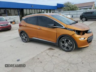 2017 Chevrolet Bolt EV Premier with VIN 1G1FX6S00H4161371, listed as a Copart auction lot 55960805 with 100,902 mi miles and Salvage title. Bid and sale history available at DreamBid. Image 4.