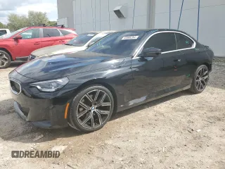 2022 BMW 2 Series 230i with VIN 3MW23CM06N8C37176, listed as a Copart auction lot 45566284 with 13,201 mi miles. Bid and sale history available at carsss.com. Image 1.