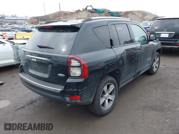2016 Jeep Compass High Altitude Edition with VIN 1C4NJDEB4GD695249, listed as a IAAI auction lot 42030142 with 155,849 mi miles. Bid and sale history available at carsss.com. Image 4.