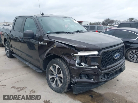 2020 Ford F-150 XL with VIN 1FTEW1CP2LKE93367, listed as a IAAI auction lot 41513220 with 59,330 mi miles. Bid and sale history available at carsss.com. Image 1.