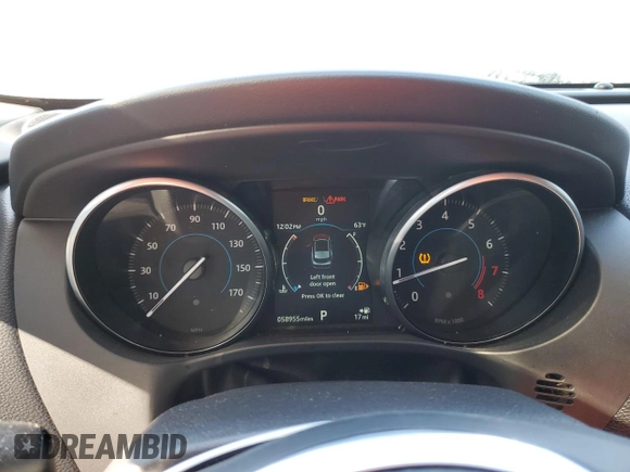 2018 Jaguar F-Pace 35t Prestige with VIN SADCK2EV7JA261102, listed as a Copart auction lot 76942774 with 58,955 mi miles and Salvage title. Bid and sale history available at DreamBid. Image 9.