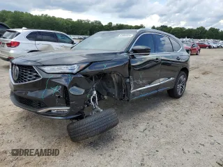 2025 Acura MDX Advance with VIN 5J8YE1H89SL024448, listed as a Copart auction lot 63083325 with 2,697 mi miles and Salvage title. Bid and sale history available at DreamBid. Image 1.